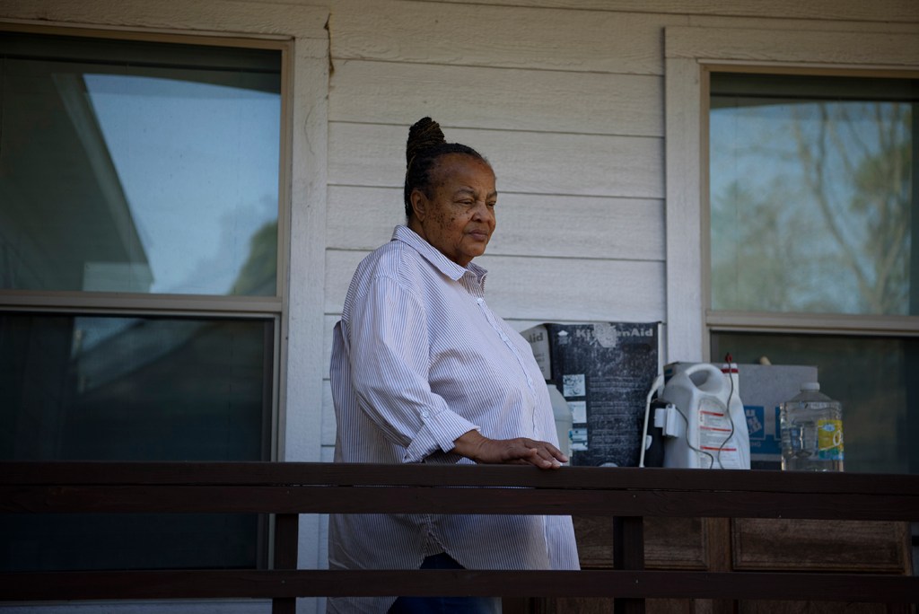 Gwen Mitchell at her home