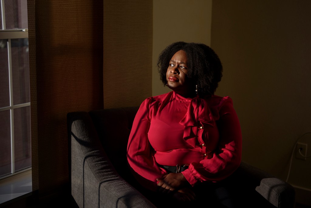 Portrait of Ashley Allen, the executive director of the Community Land Trust