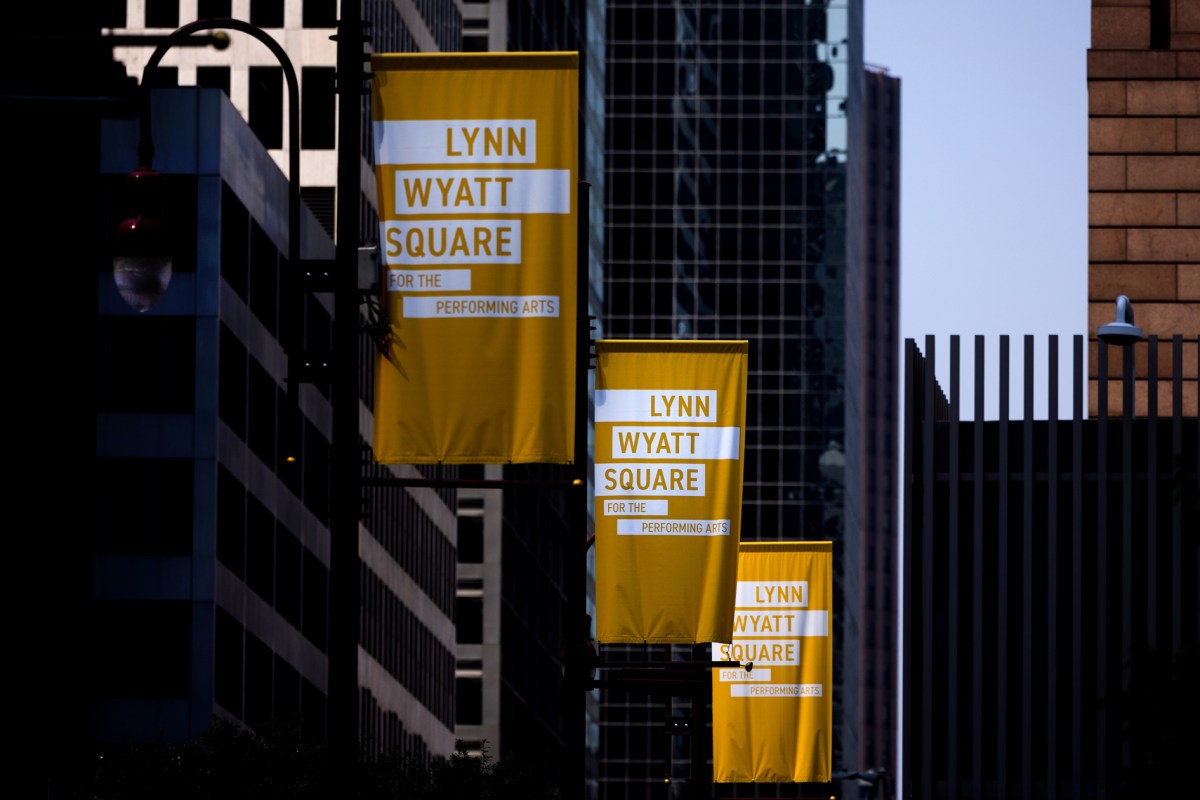 The Lynn Wyatt Square for the Performing Arts in Houston