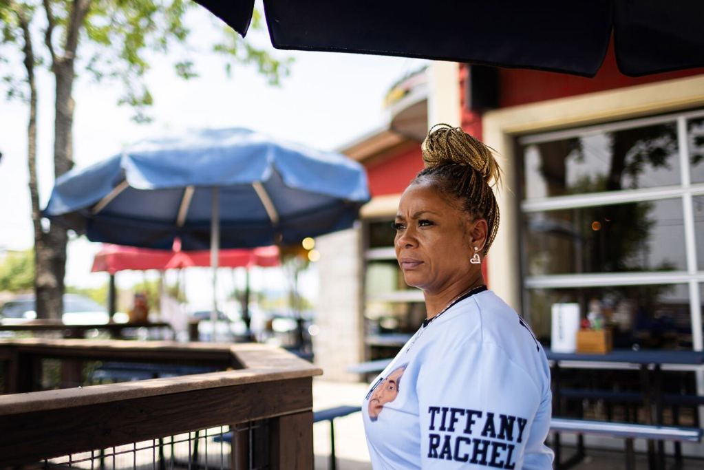 Tiffany Rachel has called for the prosecution and firing of Houston Police Department Officer Shane Privette, who fatally shot her son, Jalen Randle, in April 2022.