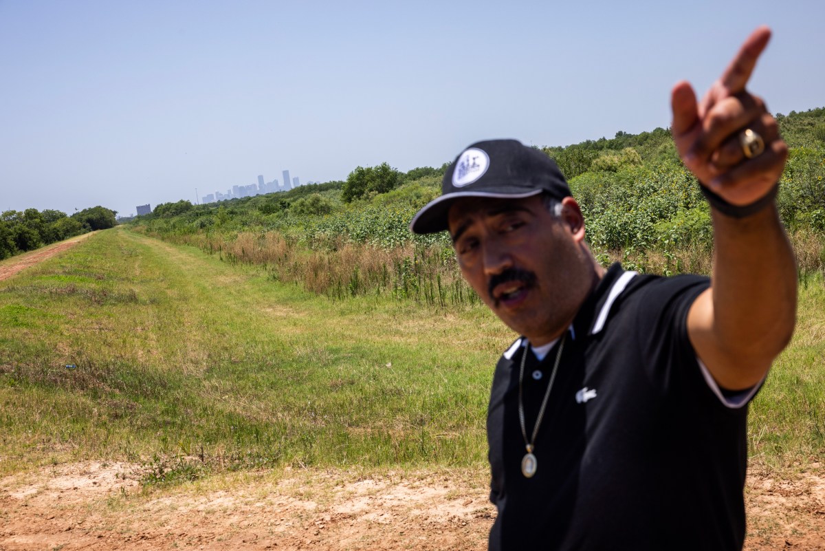 Juan Flores, community air monitoring program manager for Air Alliance Houston