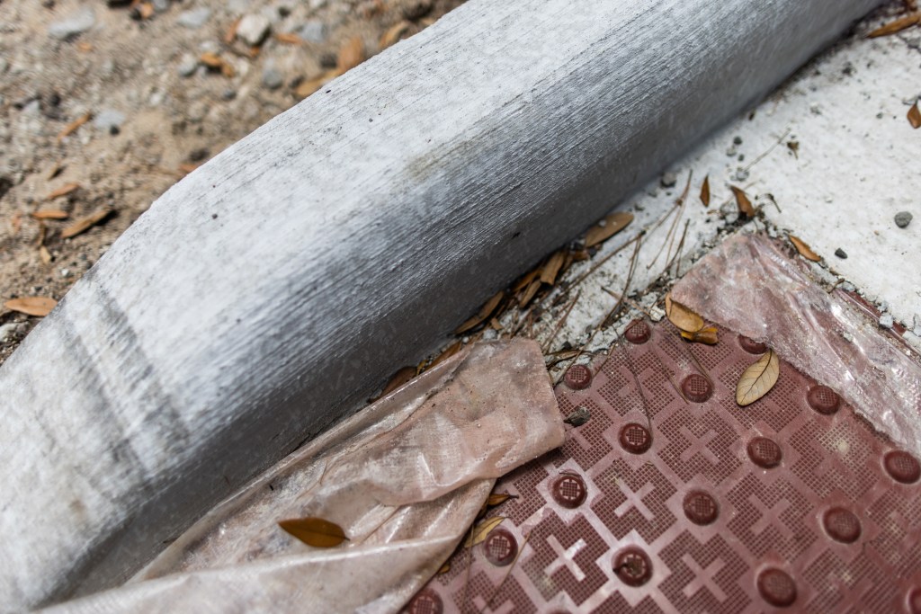 New sidewalk near the Garden Oaks Montessori School