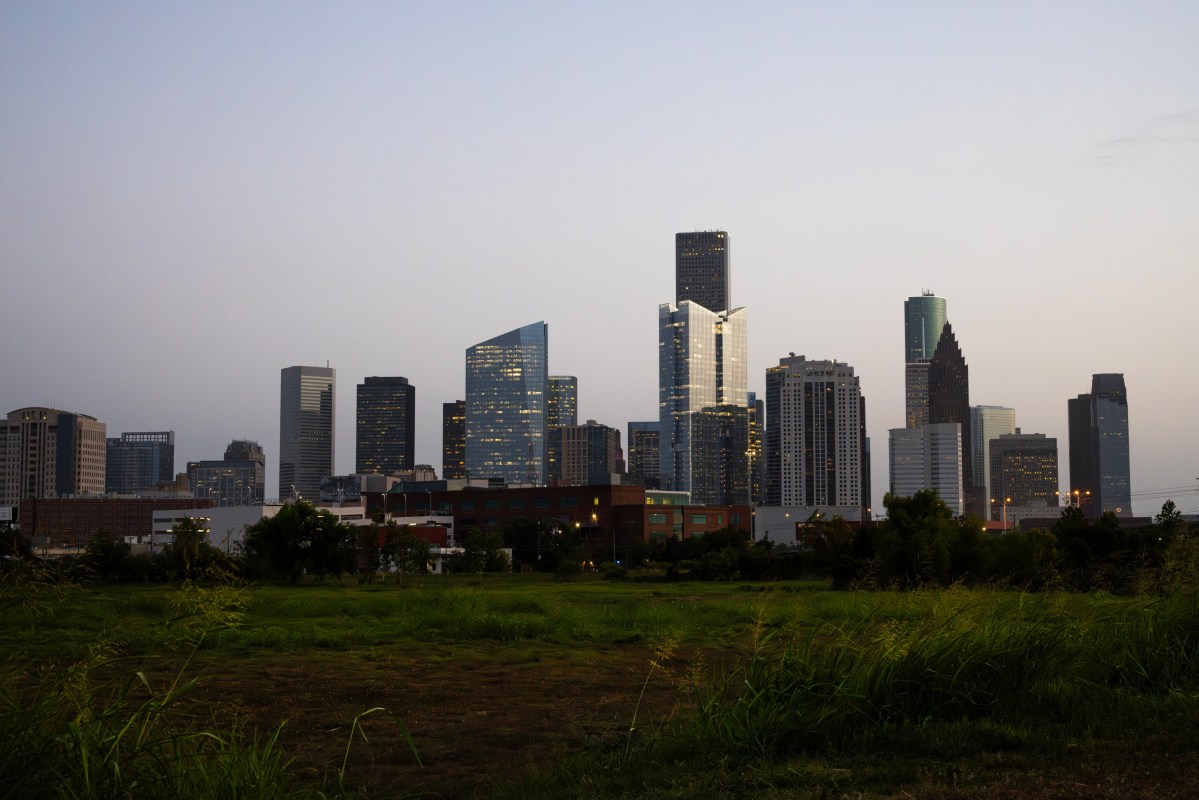 The Houston skyline