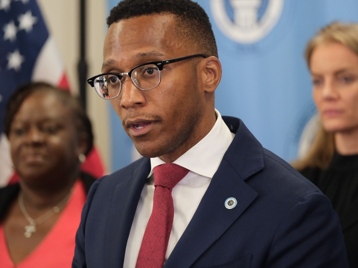 Harris County Attorney Christian Menefee announces a settlement with Volkswagen