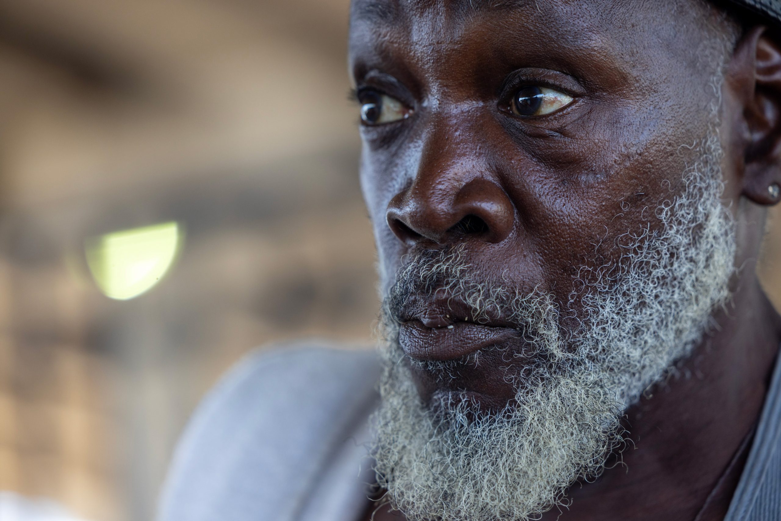 Earl Jones talks about dealing with the heat while homeless in Houston. 