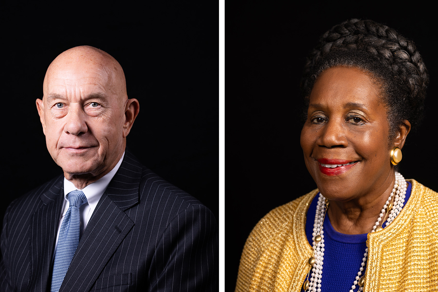 State Sen. John Whitmire, left, and U.S. Rep. Sheila Jackson Lee remain atop the Houston mayor's race.