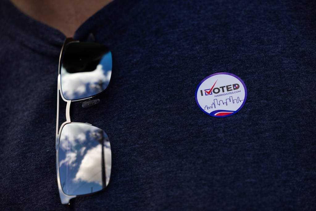 “I Voted” election sticker,