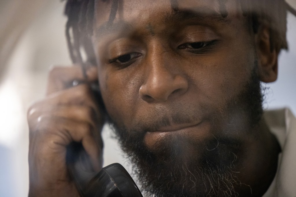 Jared Daniel speaks about his life and case during an interview at the Mark W. Stiles Unit.