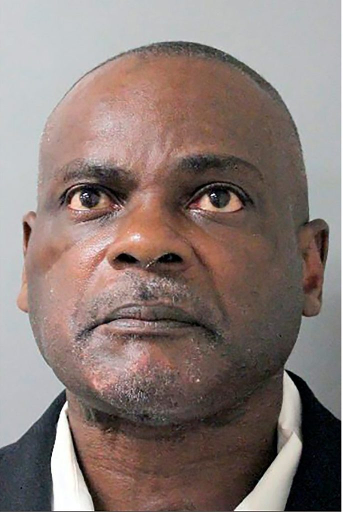 This undated booking photo provided by the Houston Police Department shows Gerald Goines.