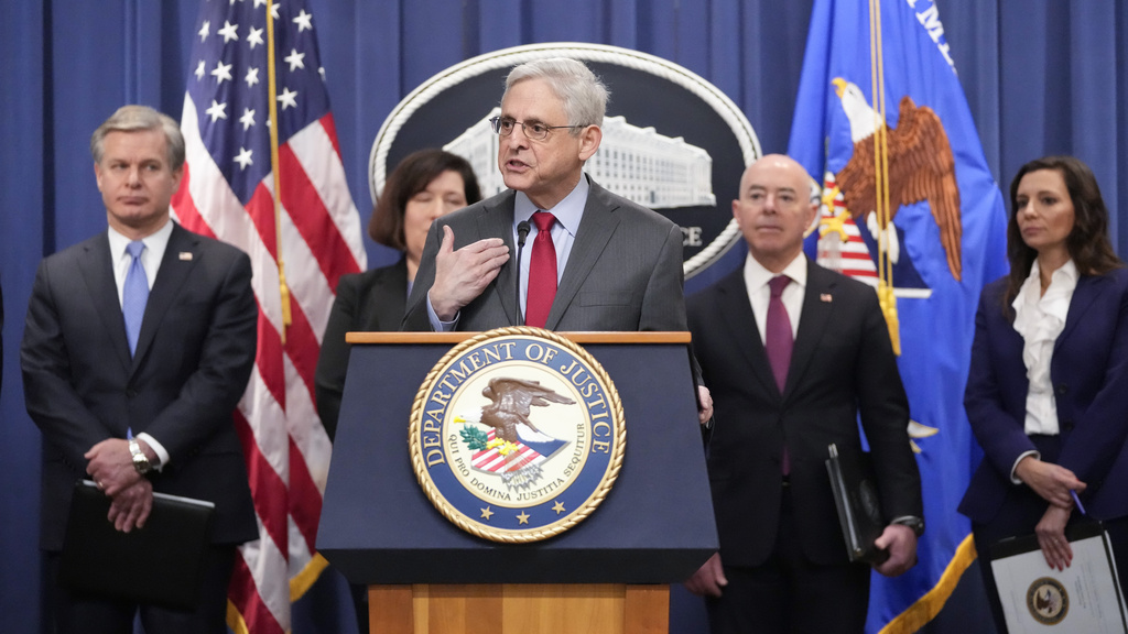 Attorney General Merrick Garland, shown here Dec. 6, accused Colony Ridge developers of using predatory loans and misleading language to sell properties to Latino buyers