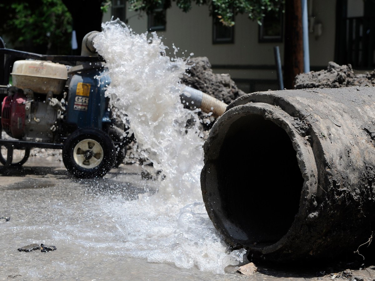 Broken water main. The city of Houston is receiving 500 calls per week for water leaks.