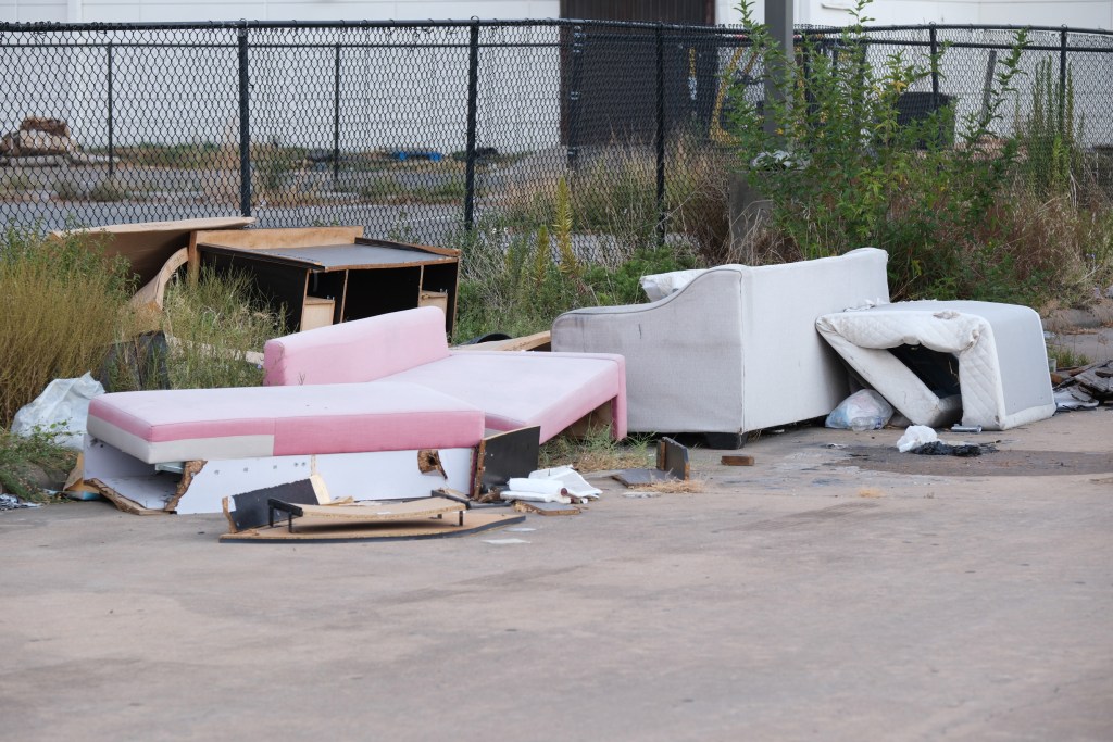 Volunteers and community leaders gathered to clean up an area along Bissonnet Street in Houston