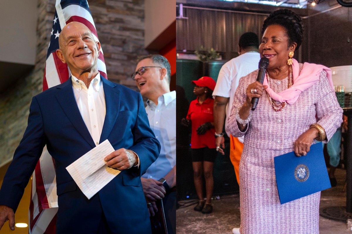 Photo of John Whitmire and Sheila Jackson Lee side by side.