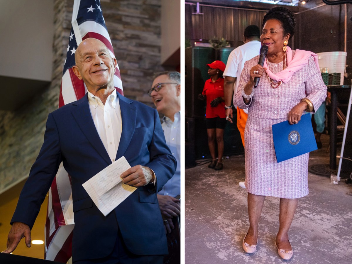Composite photo of Texas State Senator John Whitmire, left, and Congresswoman Sheila Jackson Lee