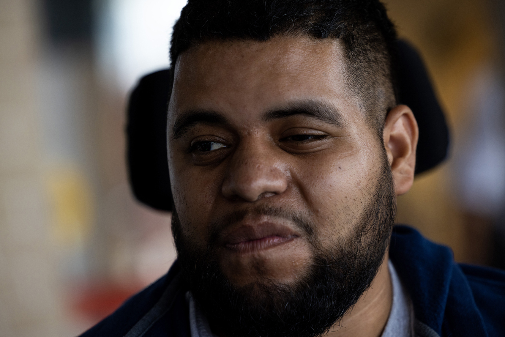 Eddie Castrellon speaks about his experiences using Houston’s METROLift service outside of the Metropolitan Multi-Service Center