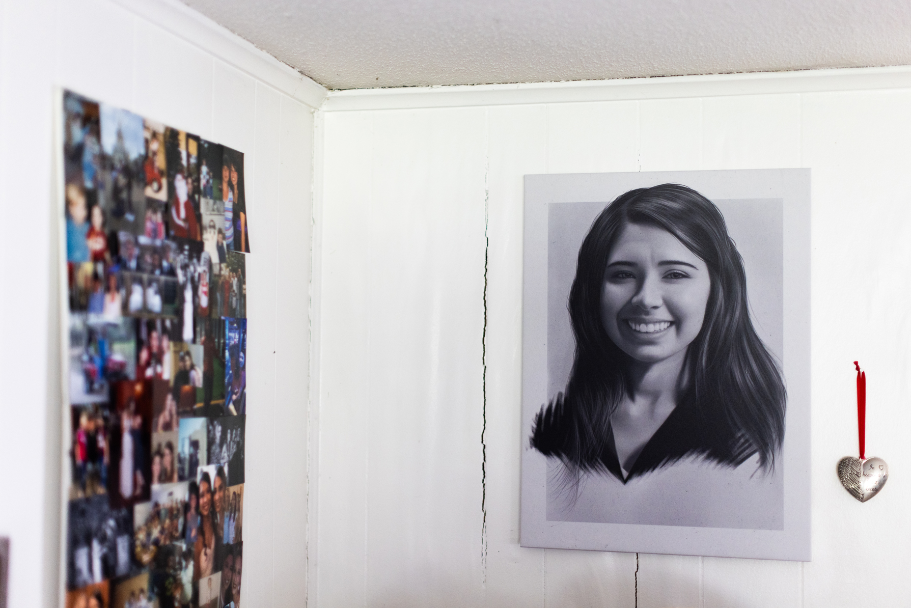 Drawing of Rebecca Klein-St. John at her mother’s home