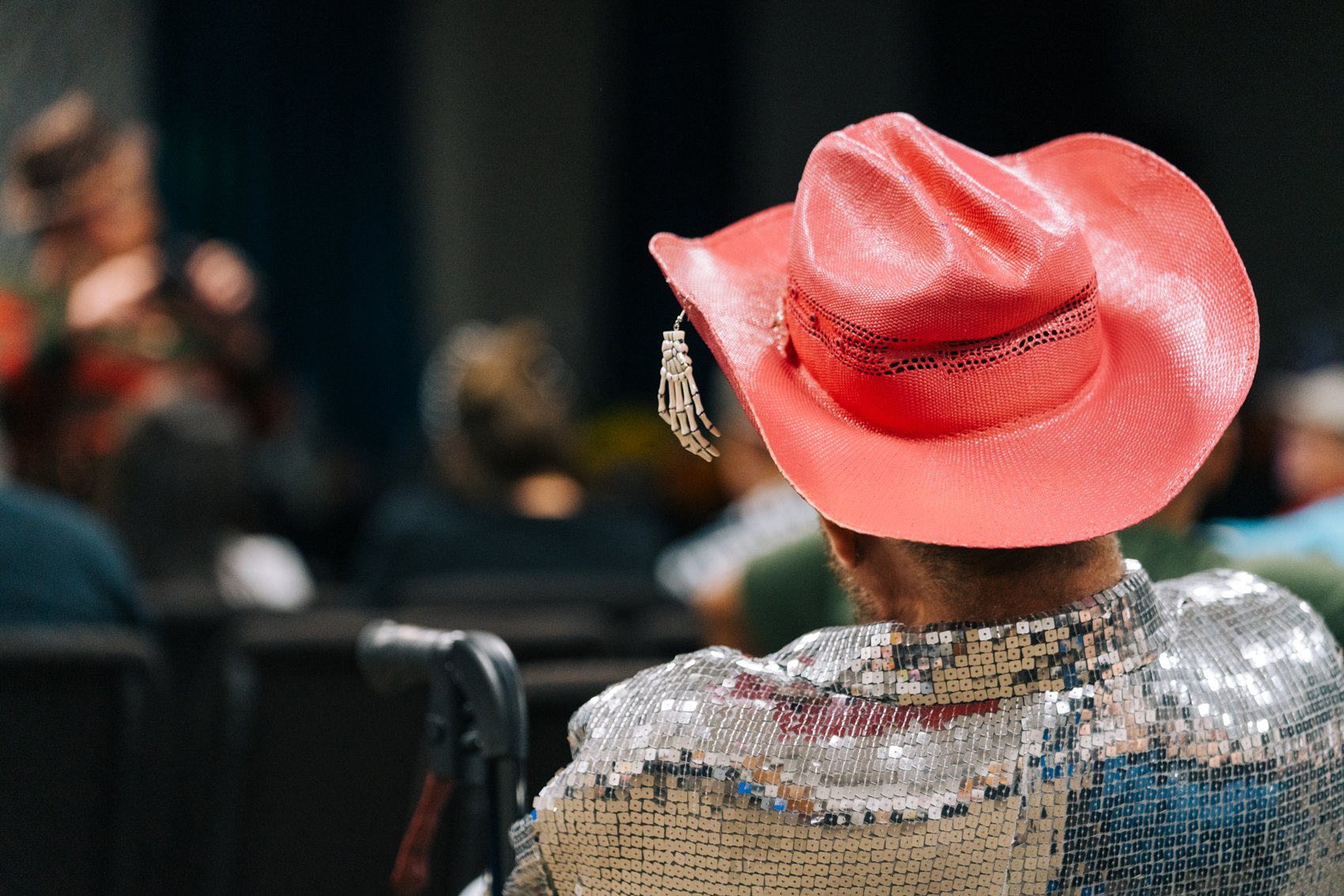 Festival attendees make their way to the after party, “Wicked with the Queens,” at First Christian Church on Saturday
