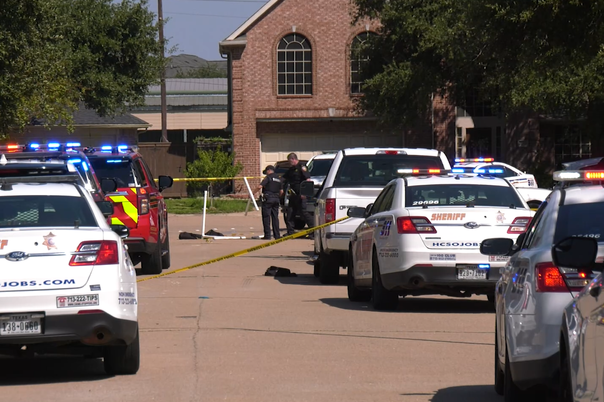 Two women were killed during a domestic disturbance in Harris County